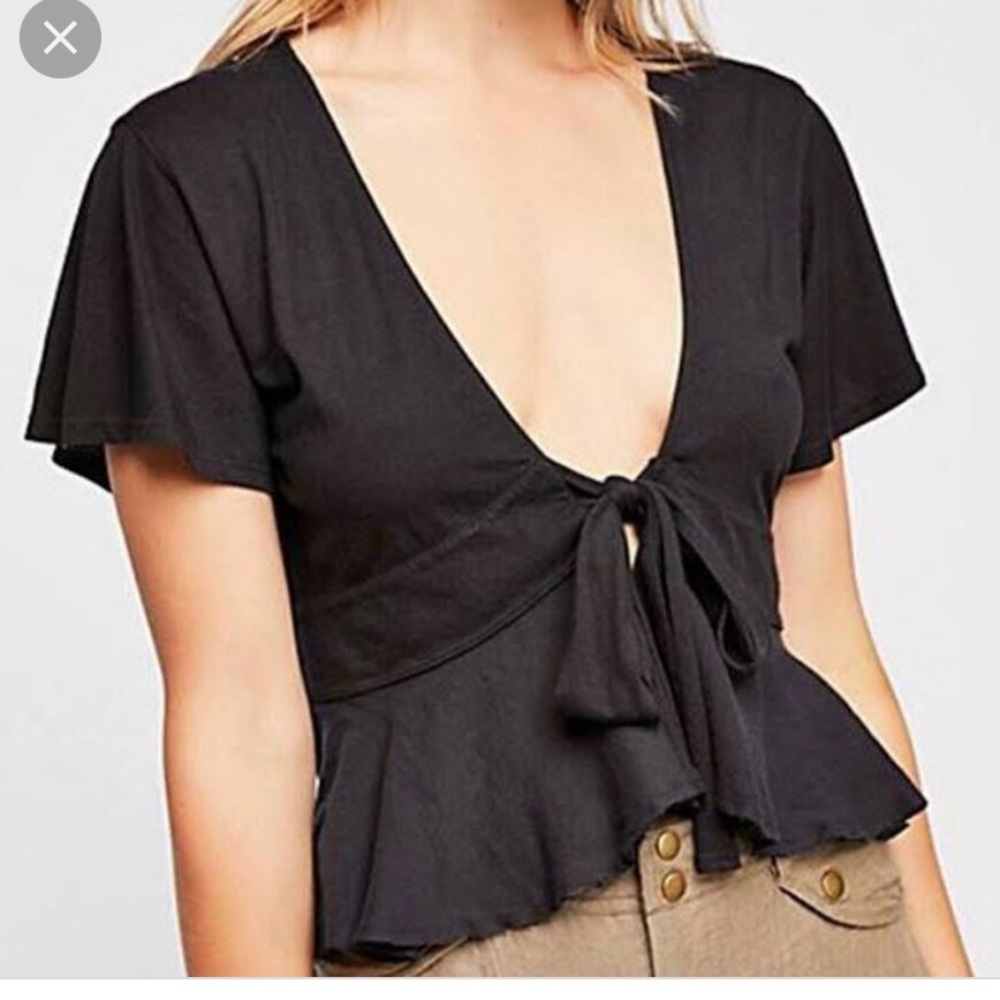Free People Knot Me Tie Top